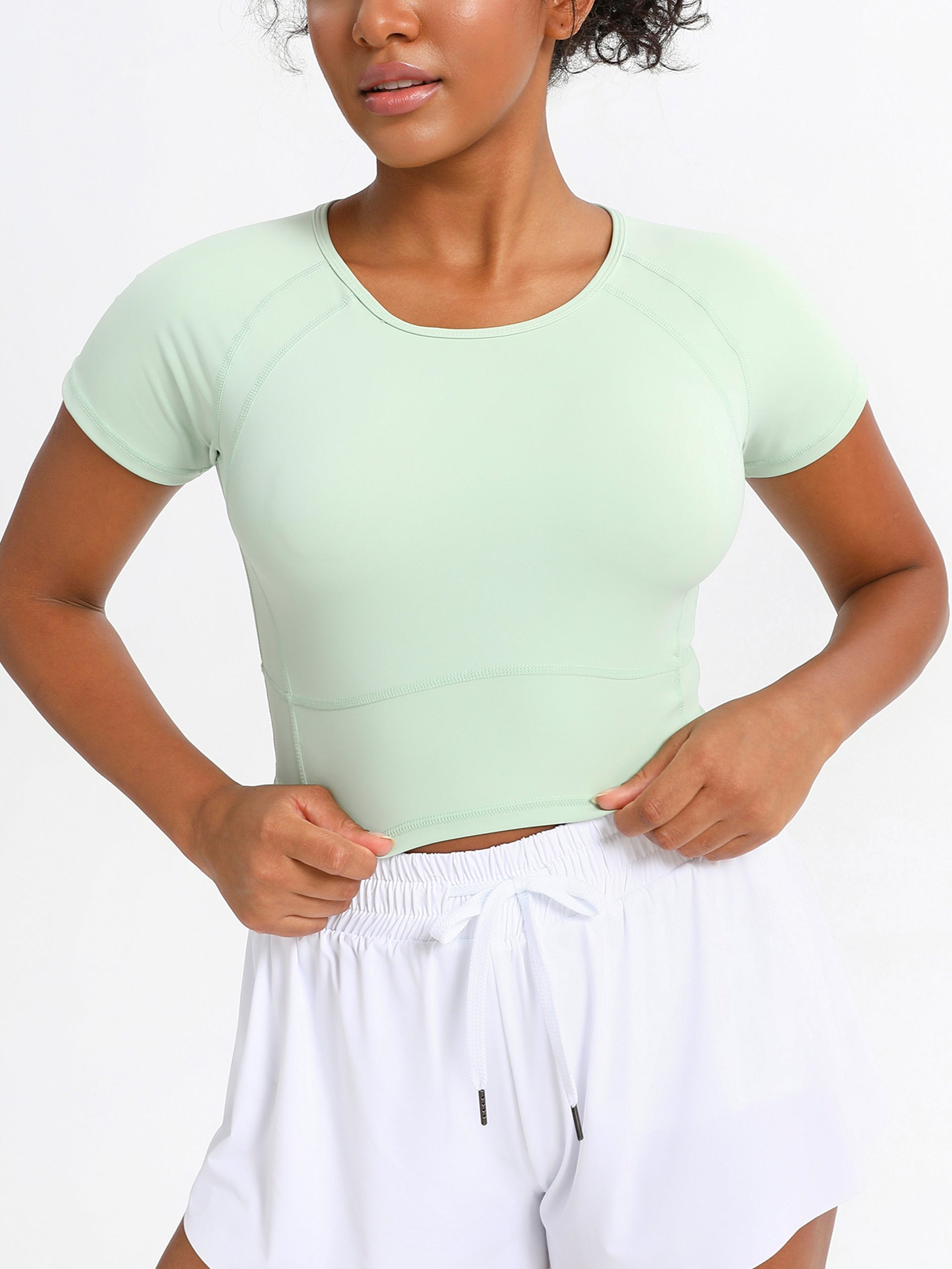 iVery Premium Yoga & Pilates Training Short Sleeve Top