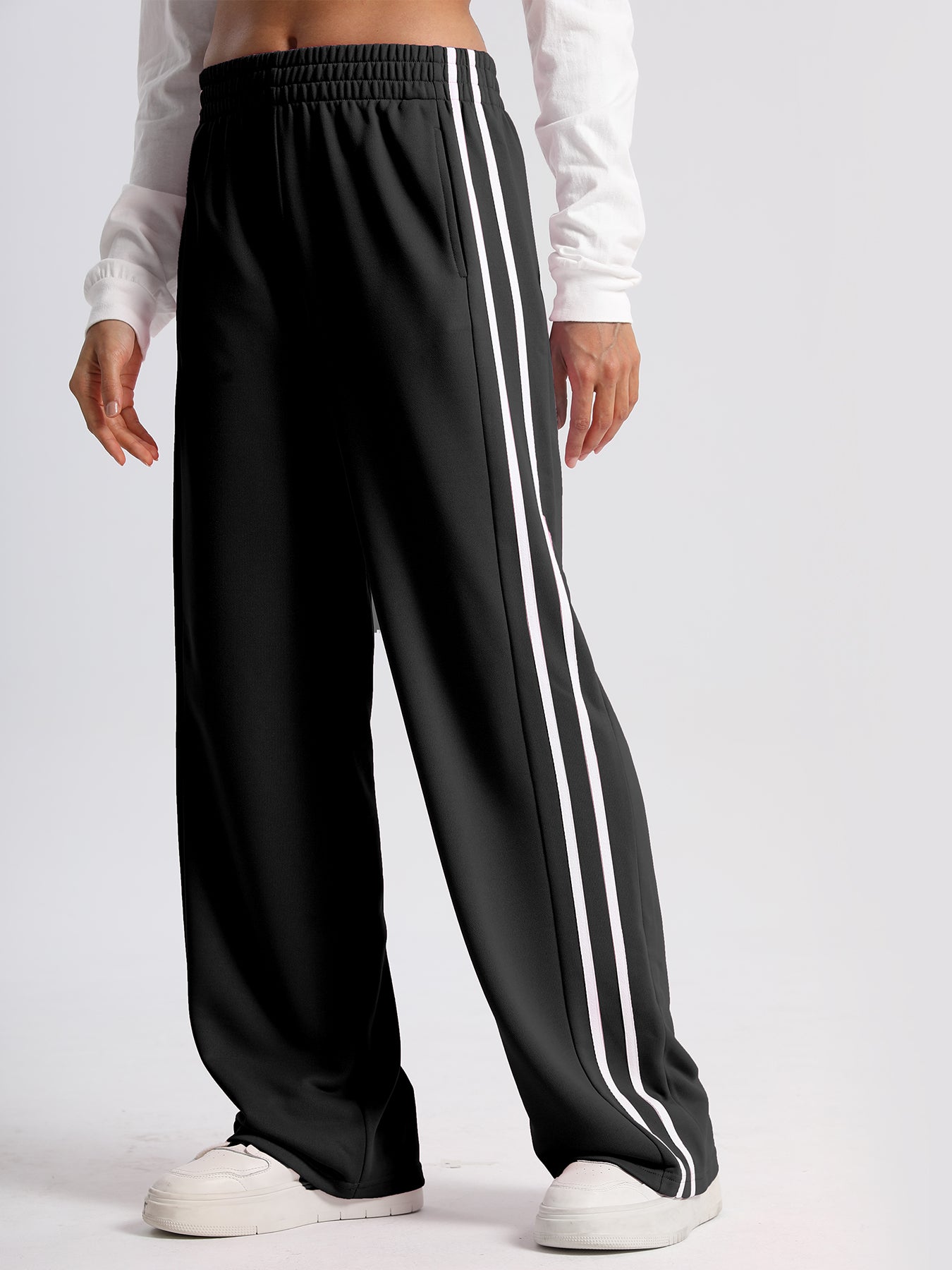 iVery High-Rise Wide-Leg Joggers