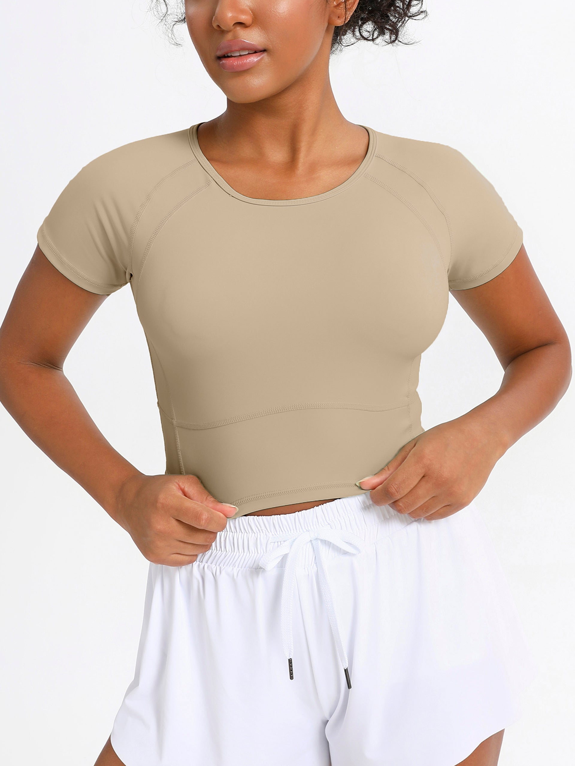 iVery Premium Yoga & Pilates Training Short Sleeve Top