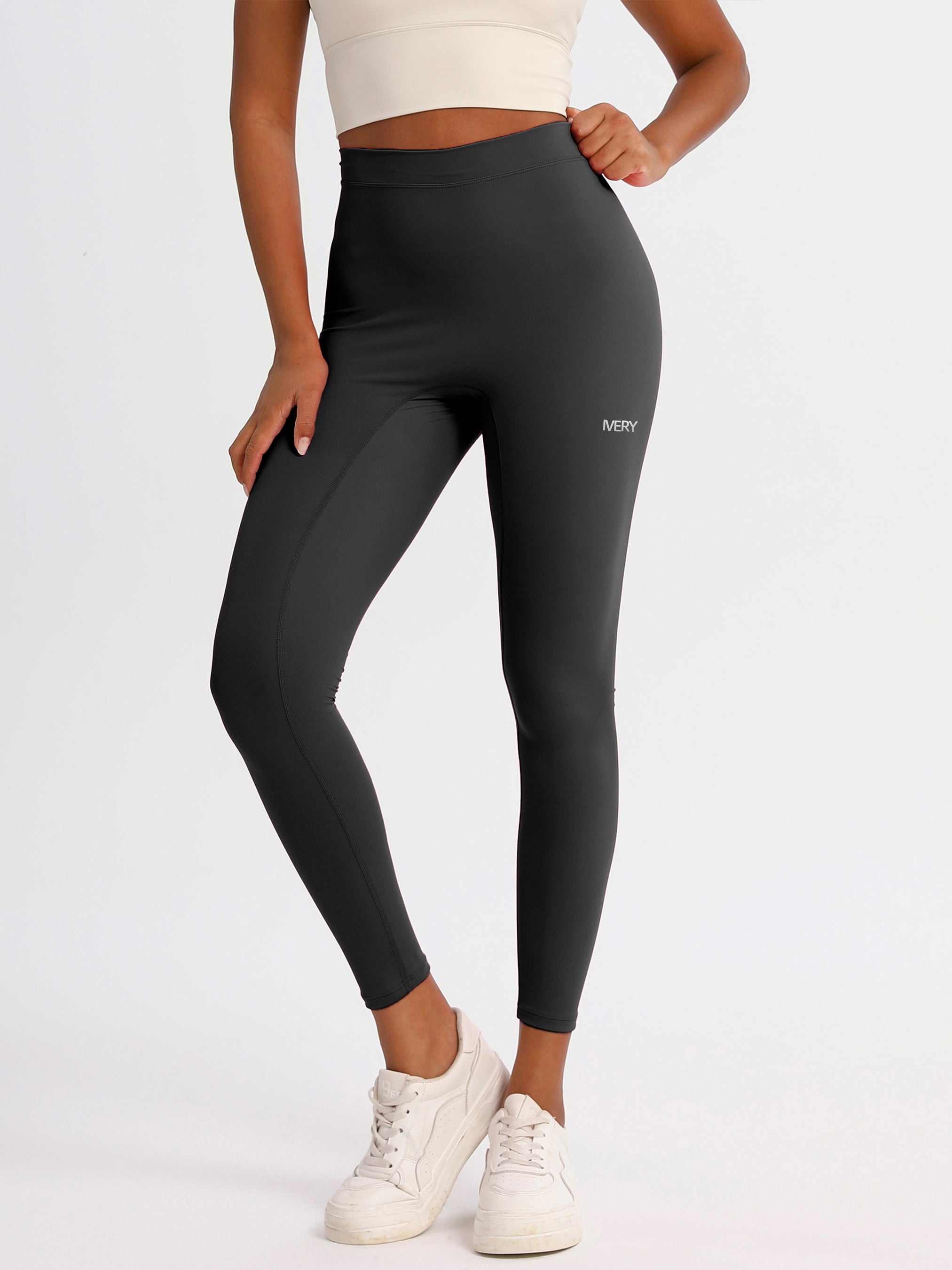 iVery  V-Waist Yoga Pants with Non-Slip Waistband