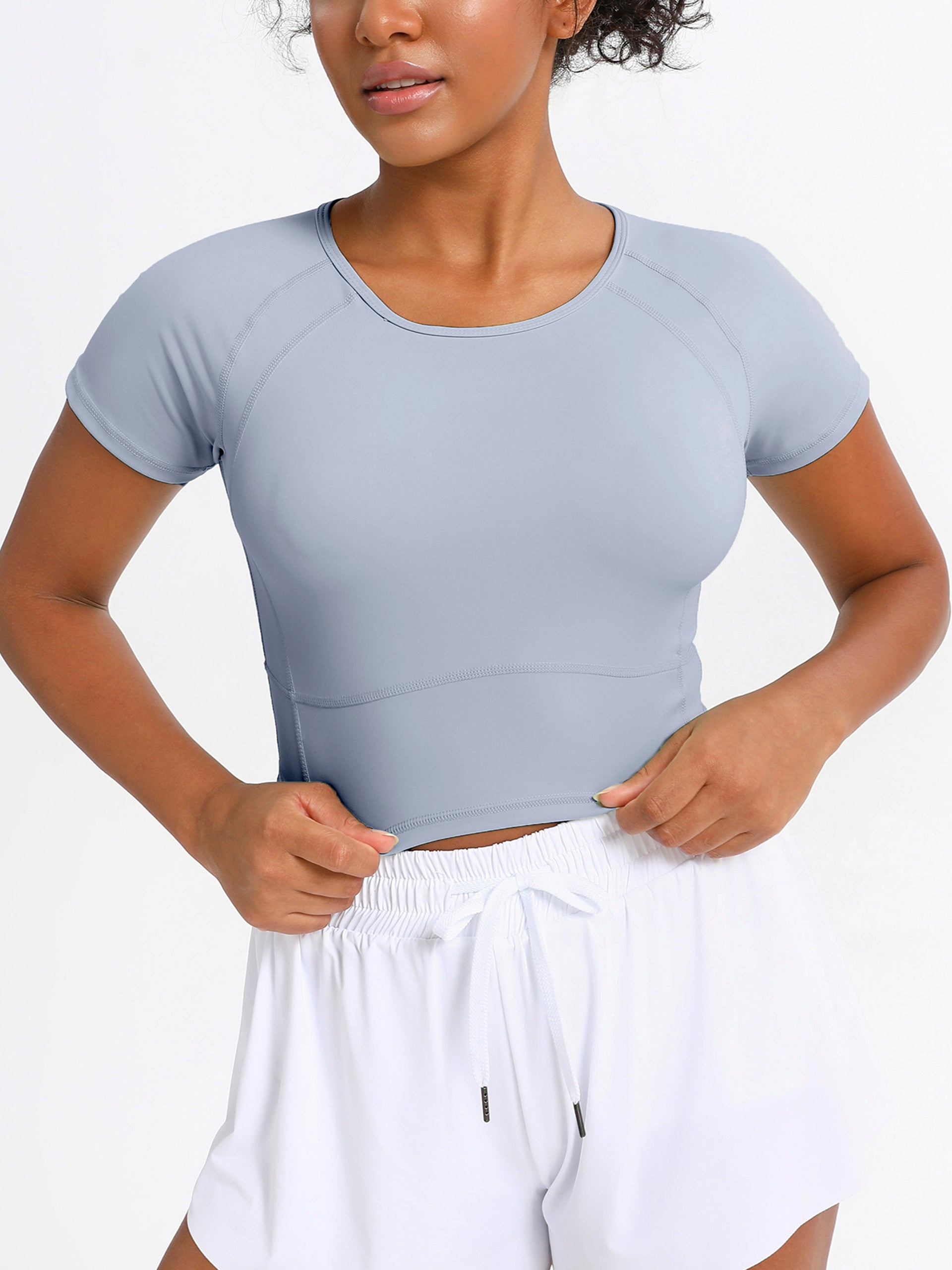 iVery Premium Yoga & Pilates Training Short Sleeve Top