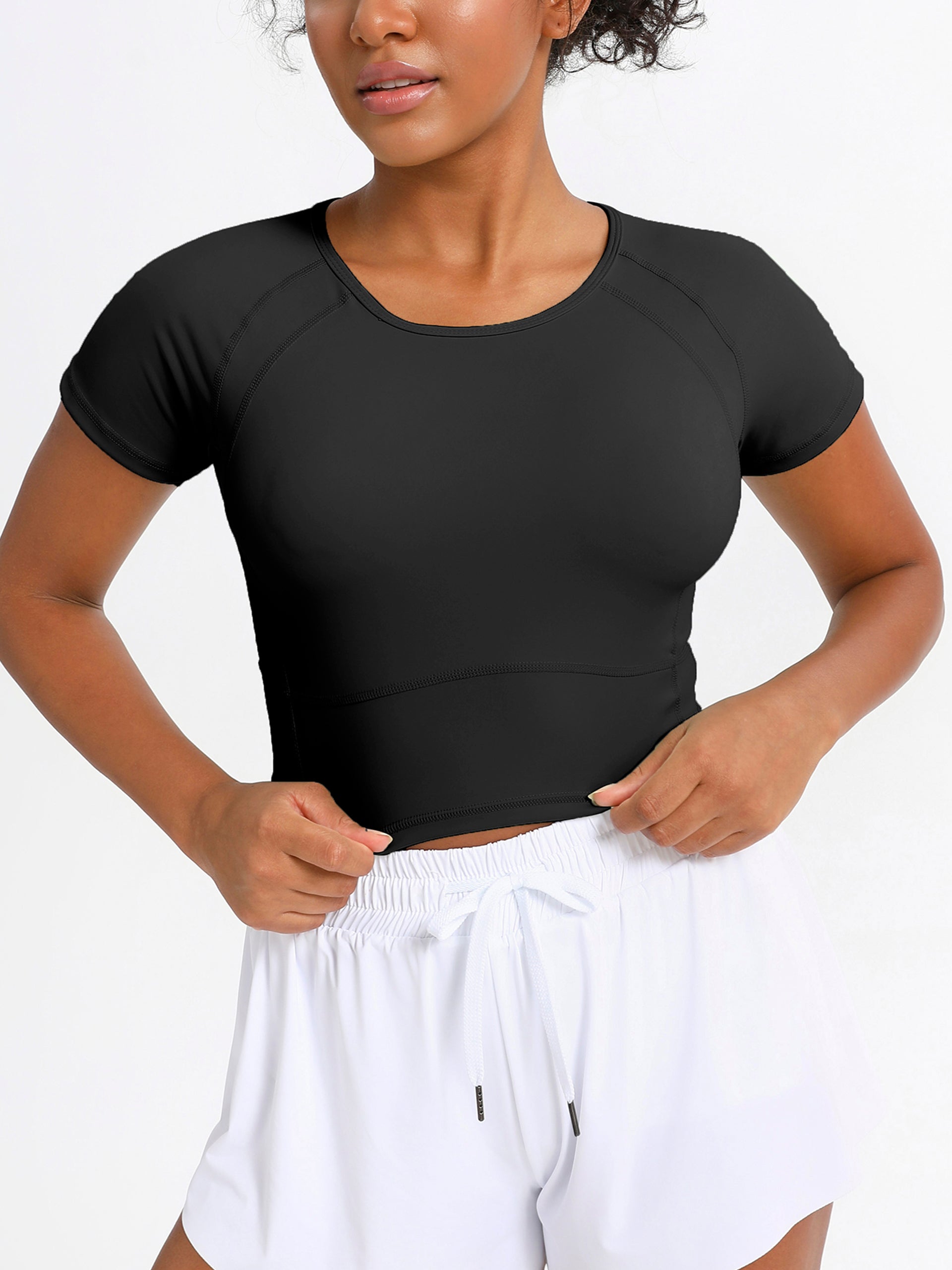 iVery Premium Yoga & Pilates Training Short Sleeve Top