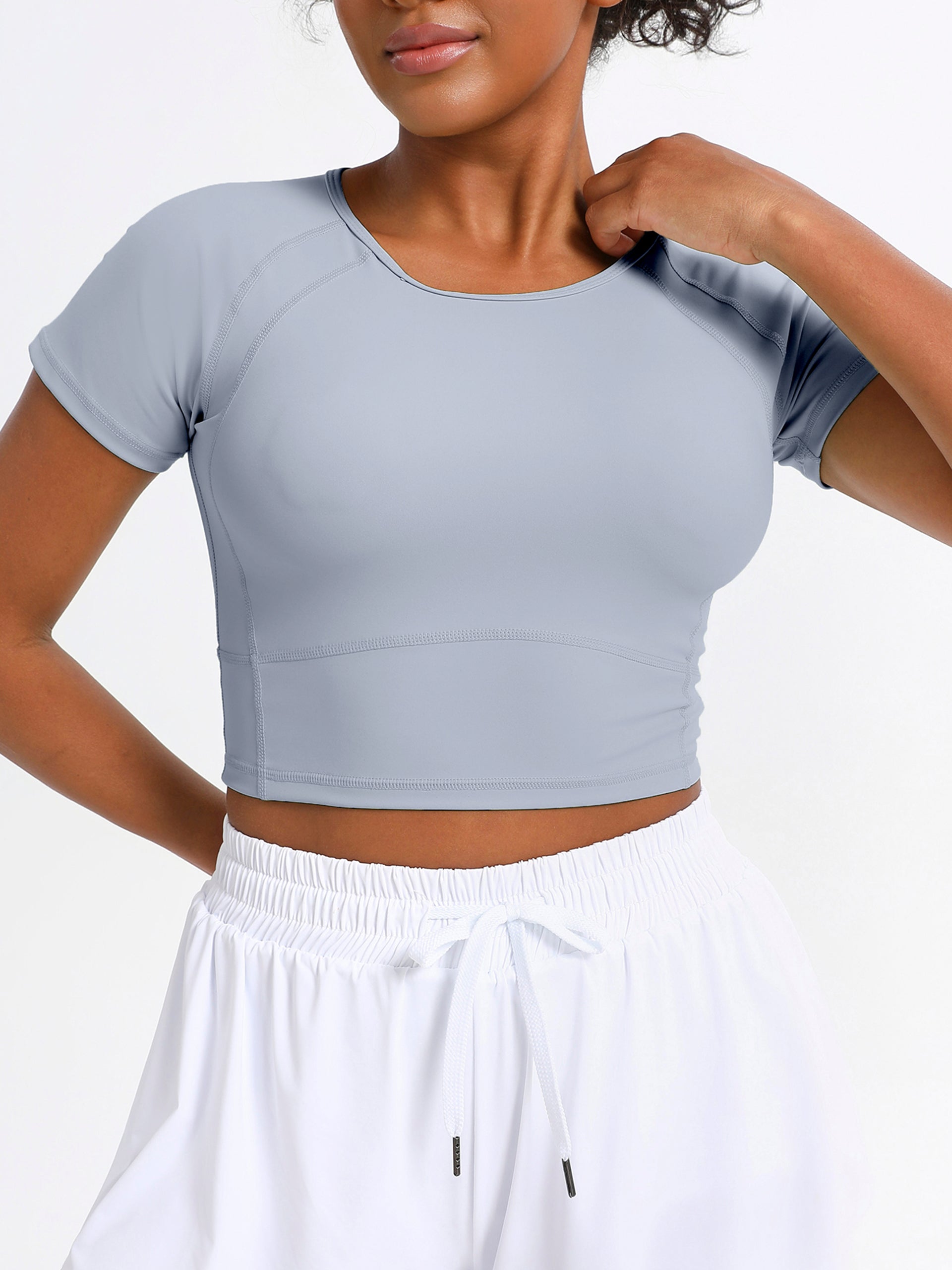 iVery Premium Yoga & Pilates Training Short Sleeve Top