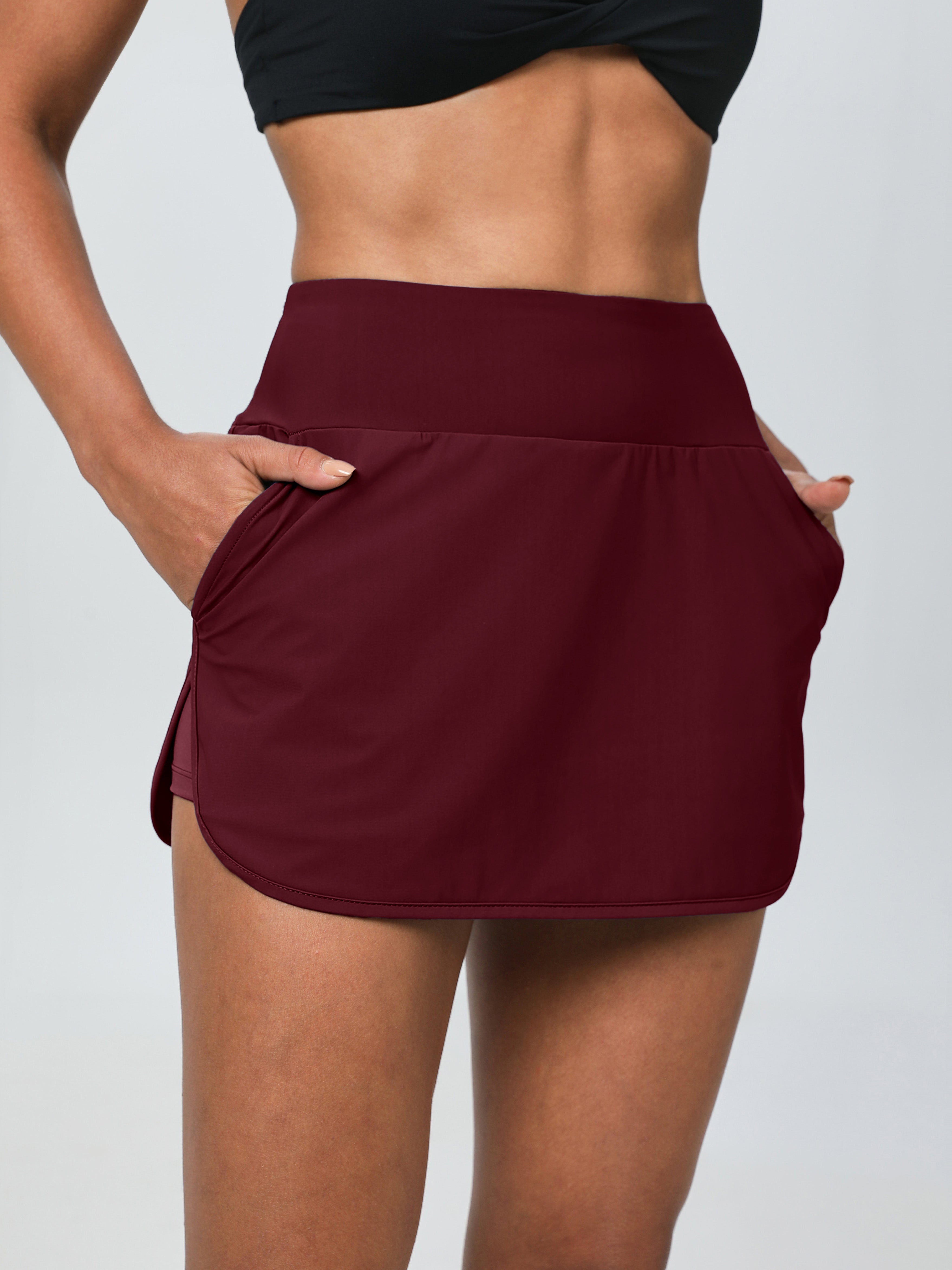 Cooling Quick-Dry High-Waisted Tennis Skort