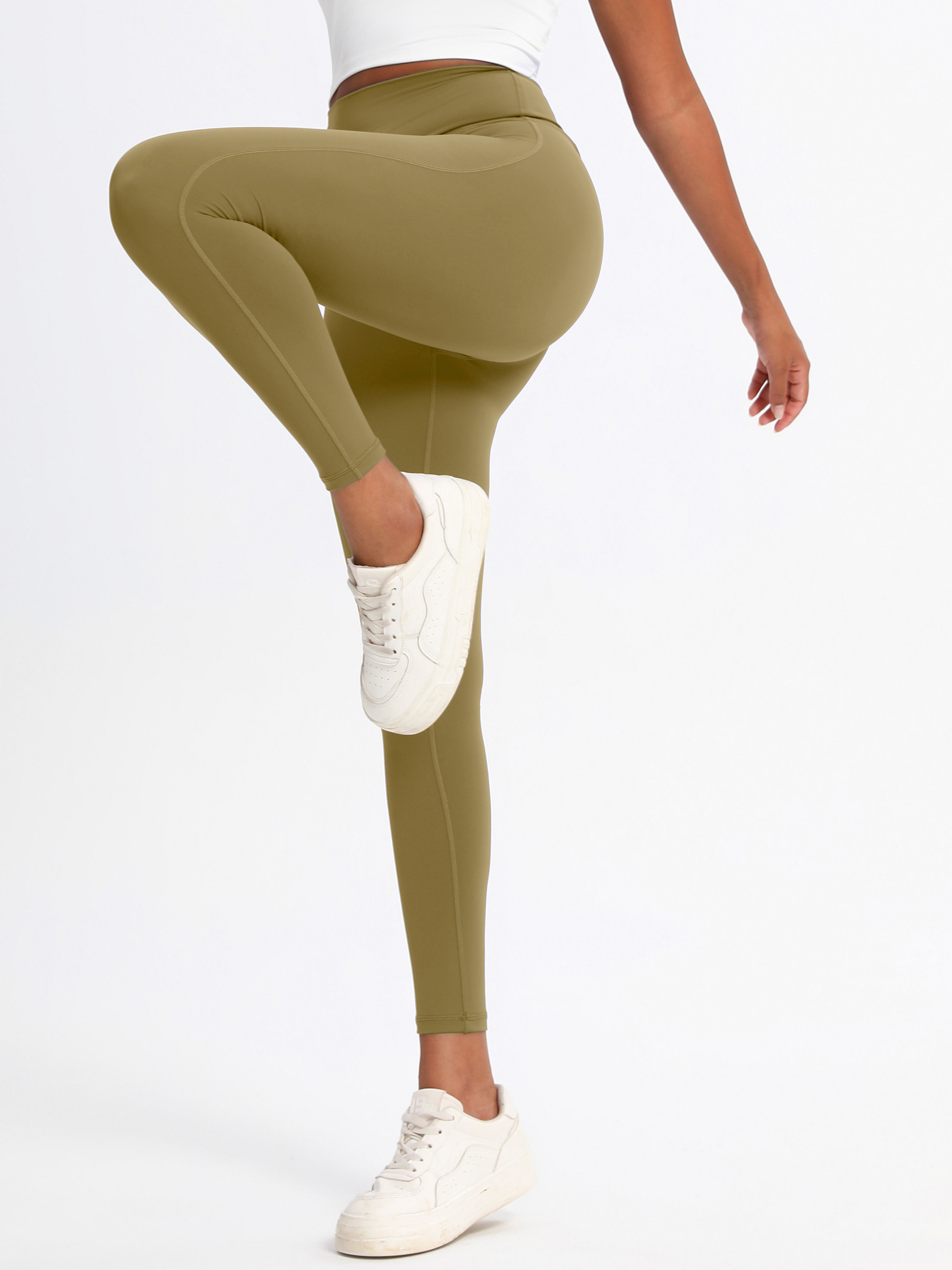 iVery High-Elasticity Nylon Yoga Pants with Waist Lifting