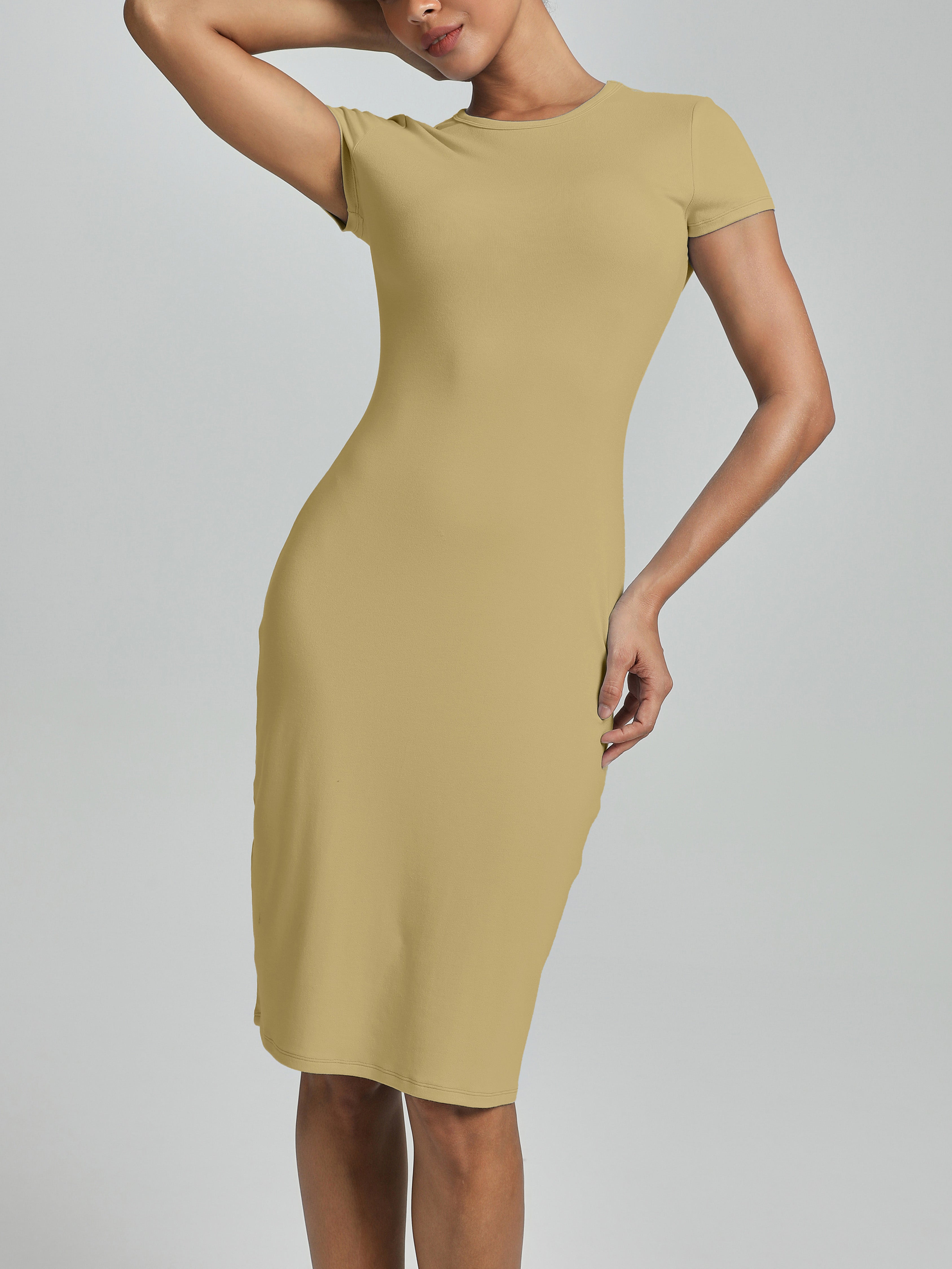 iVery Elegant Cut-Out Back Bodycon Dress