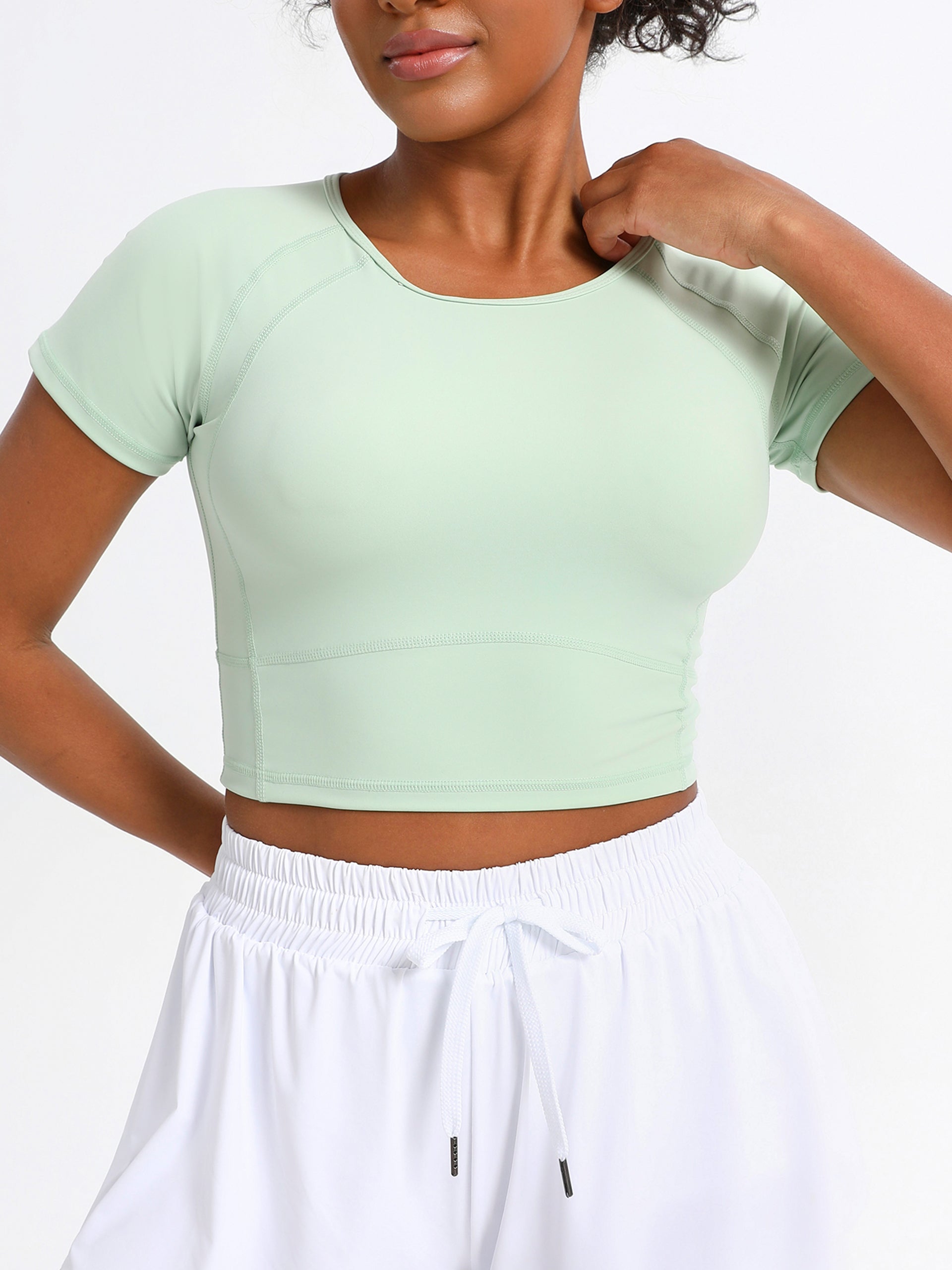 iVery Premium Yoga & Pilates Training Short Sleeve Top