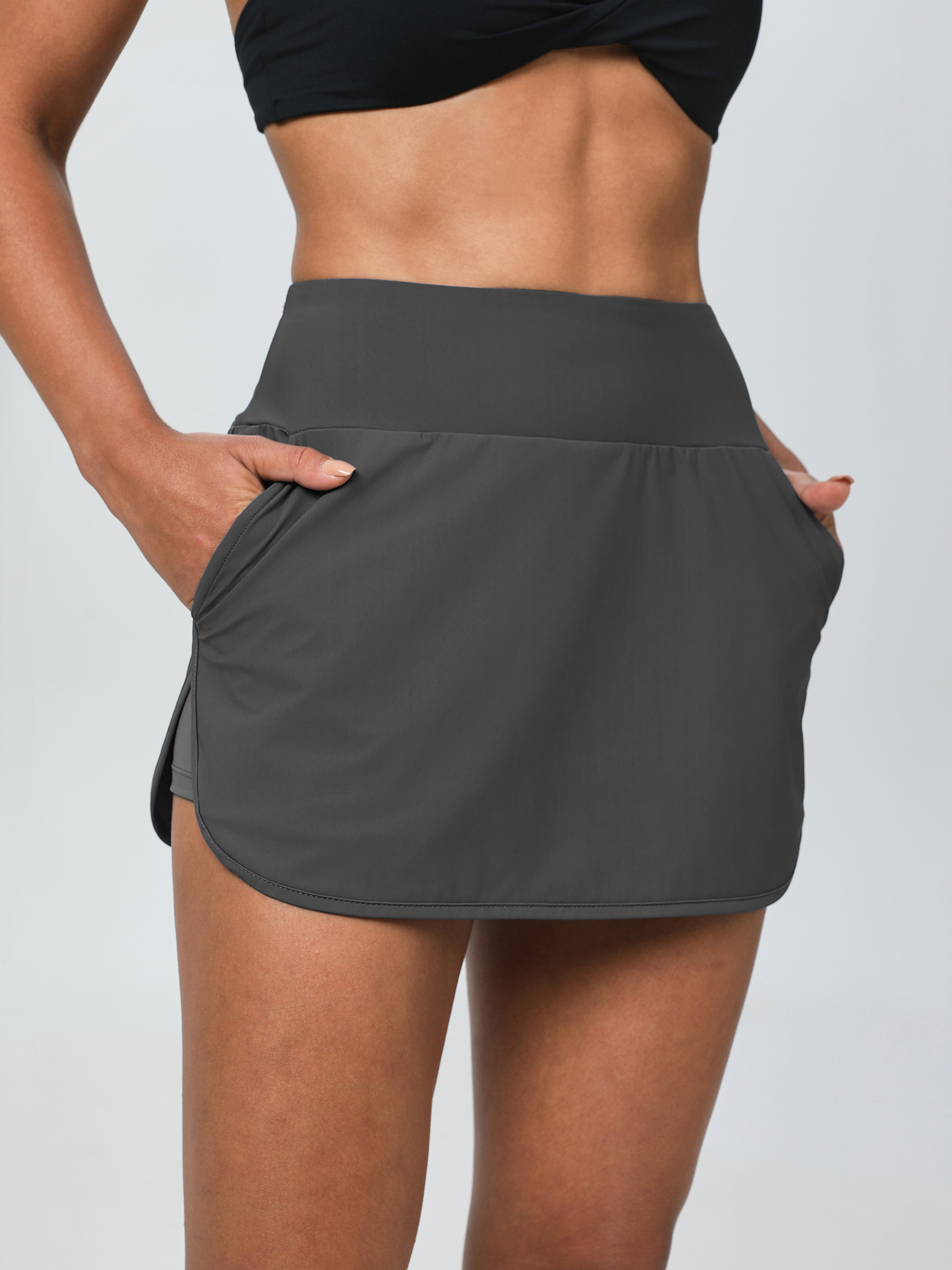 Cooling Quick-Dry High-Waisted Tennis Skort