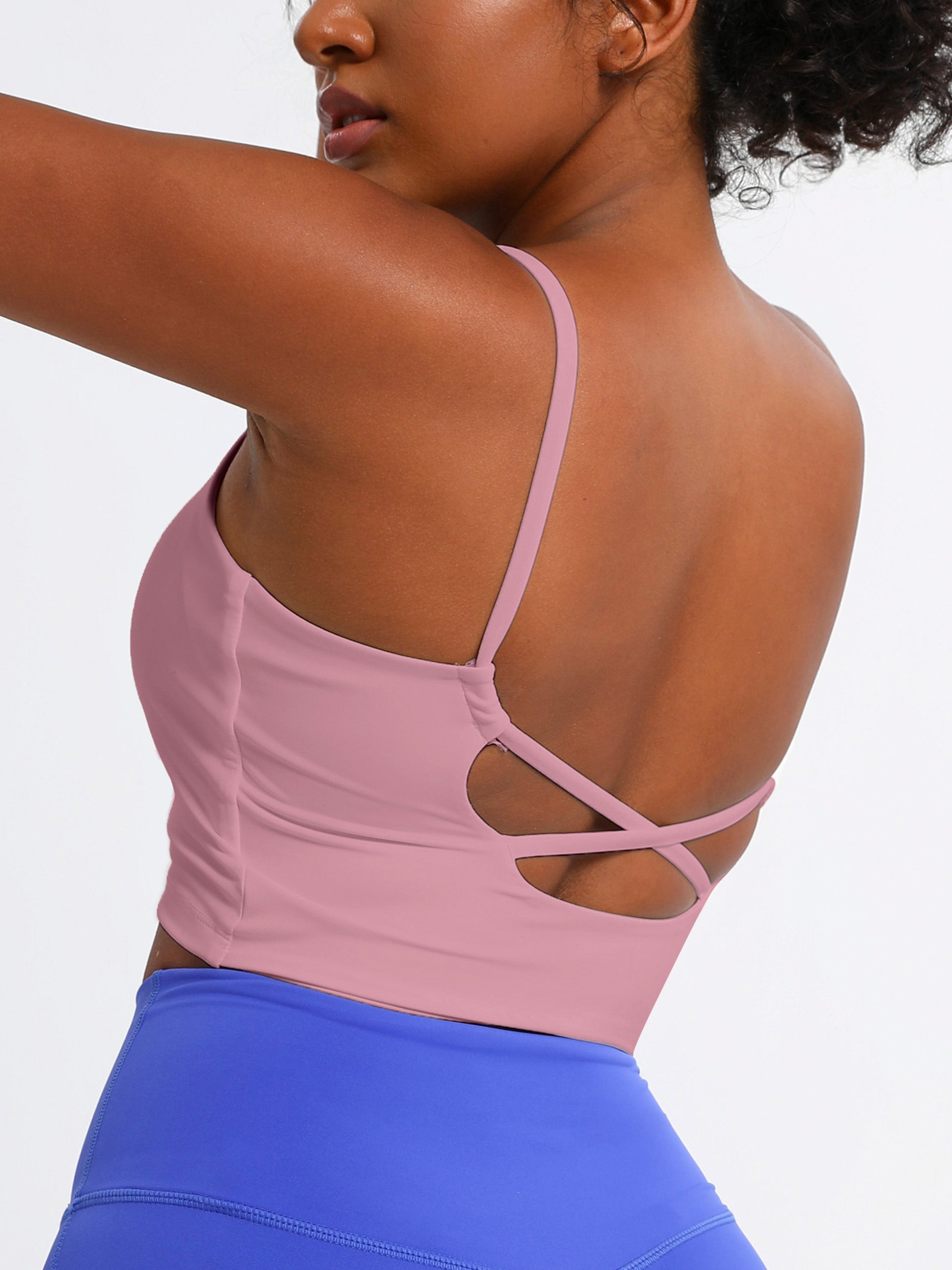 Cross Back Yoga Sports Bra