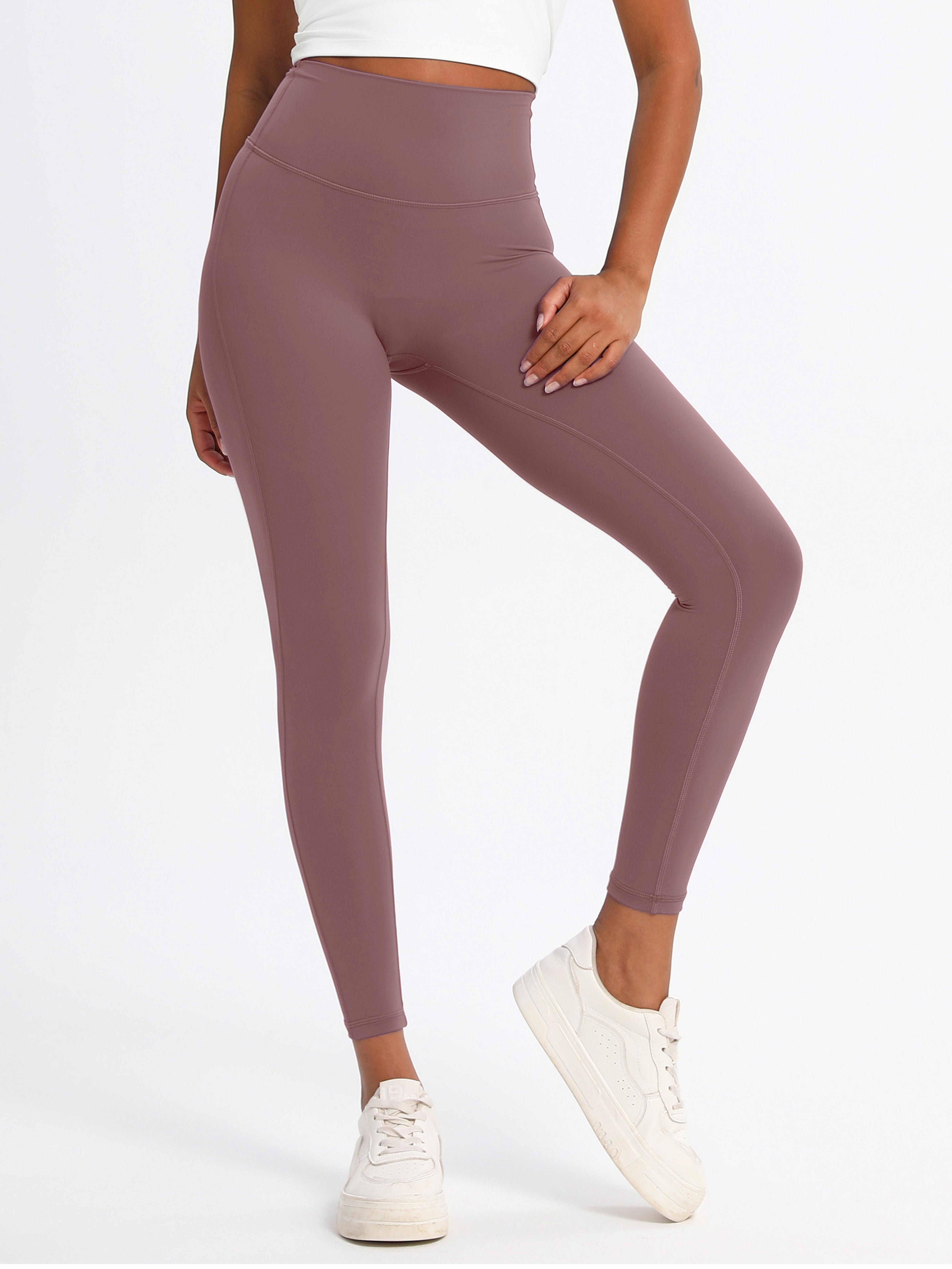 iVery High-Elasticity Nylon Yoga Pants with Waist Lifting