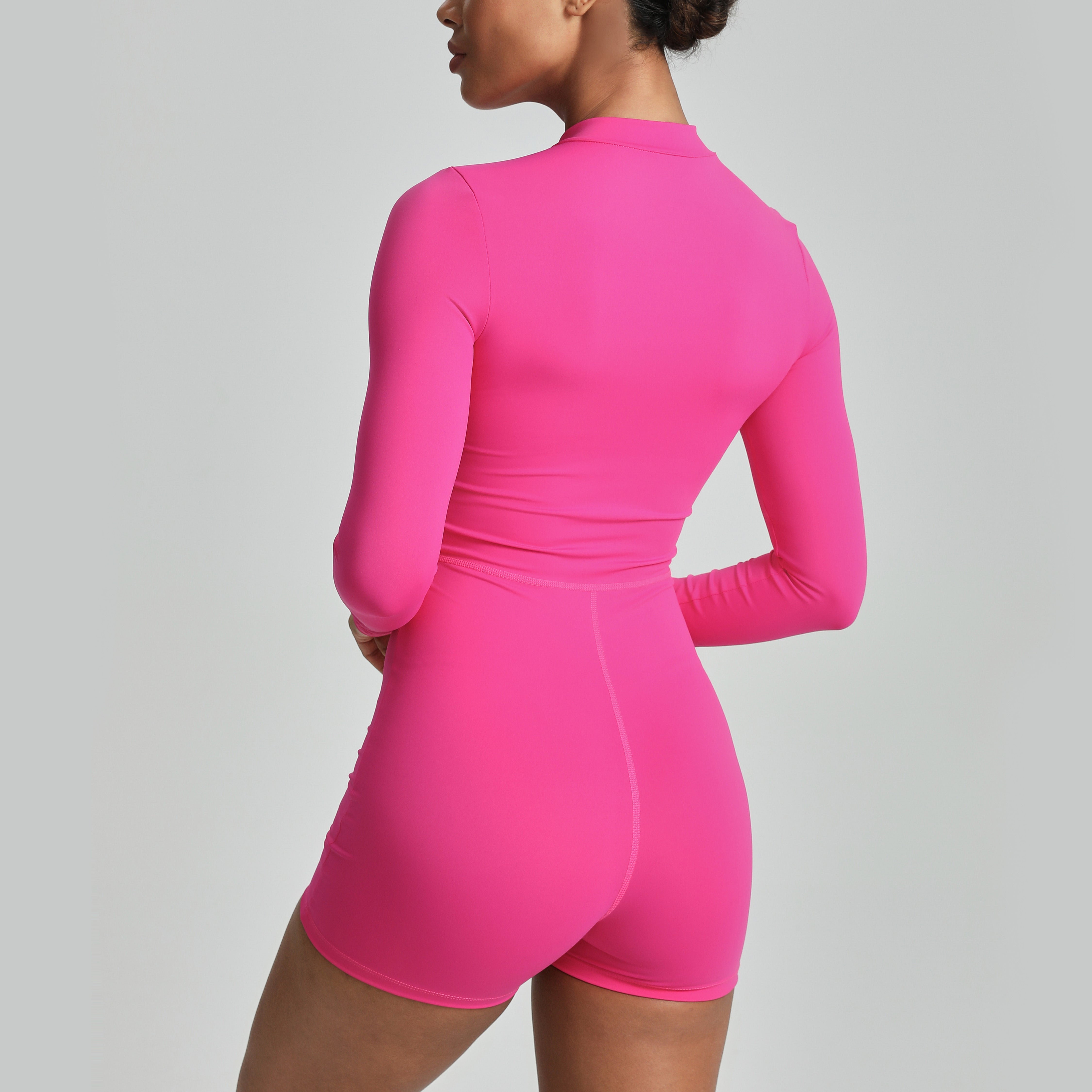 iVery Front-Zip Contour Long-Sleeve Catsuit