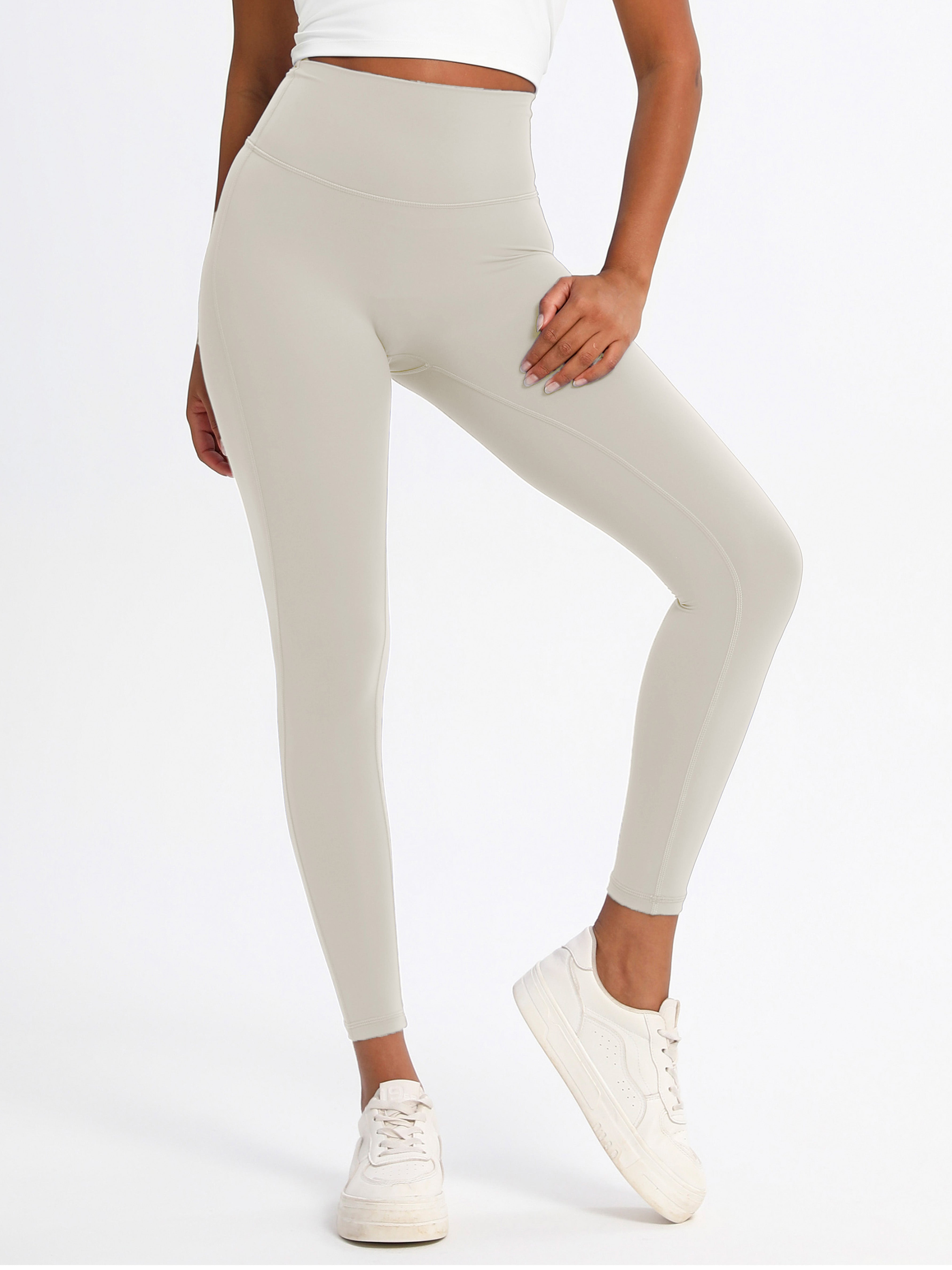 iVery High-Elasticity Nylon Yoga Pants with Waist Lifting