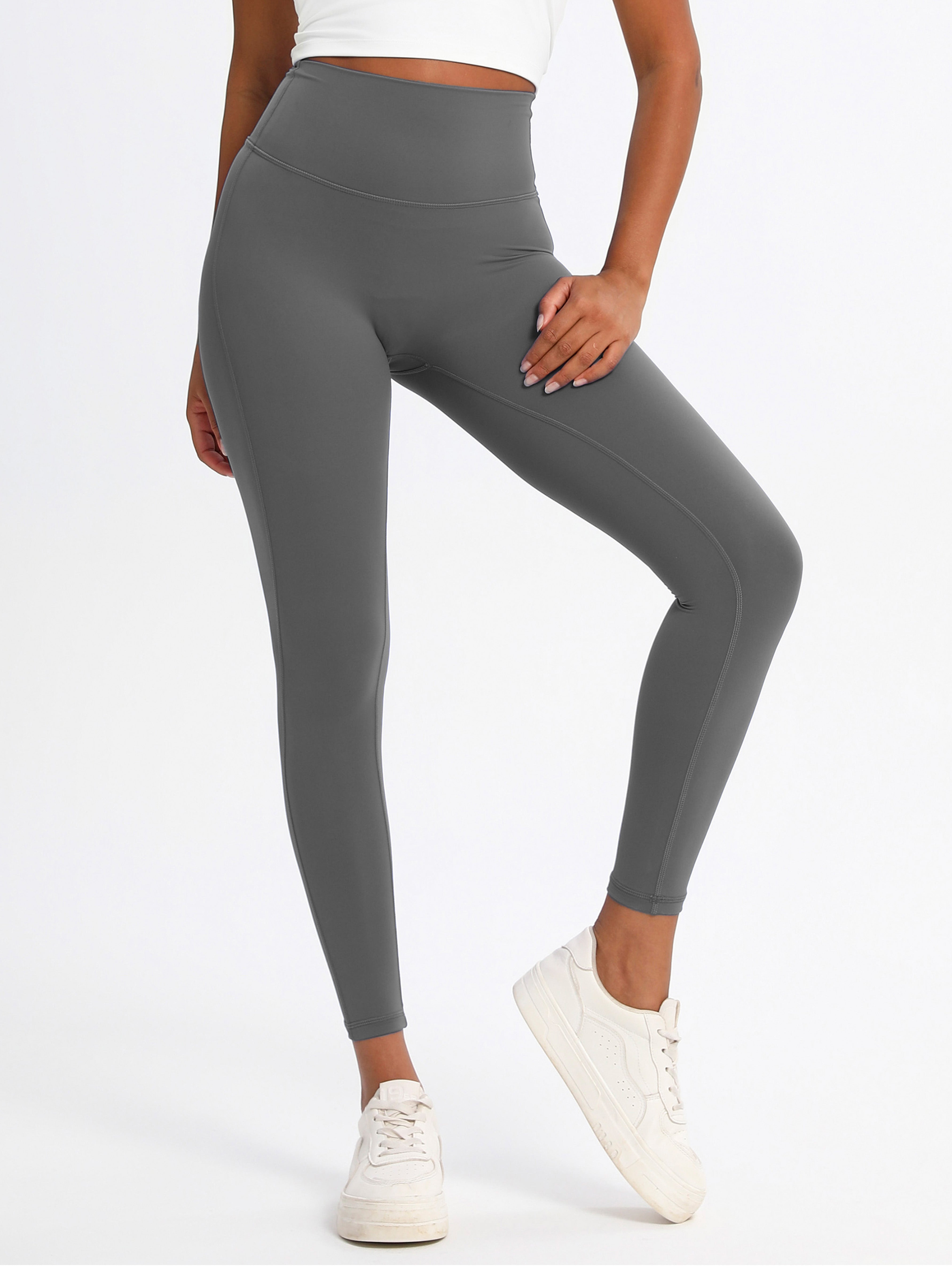 iVery High-Elasticity Nylon Yoga Pants with Waist Lifting