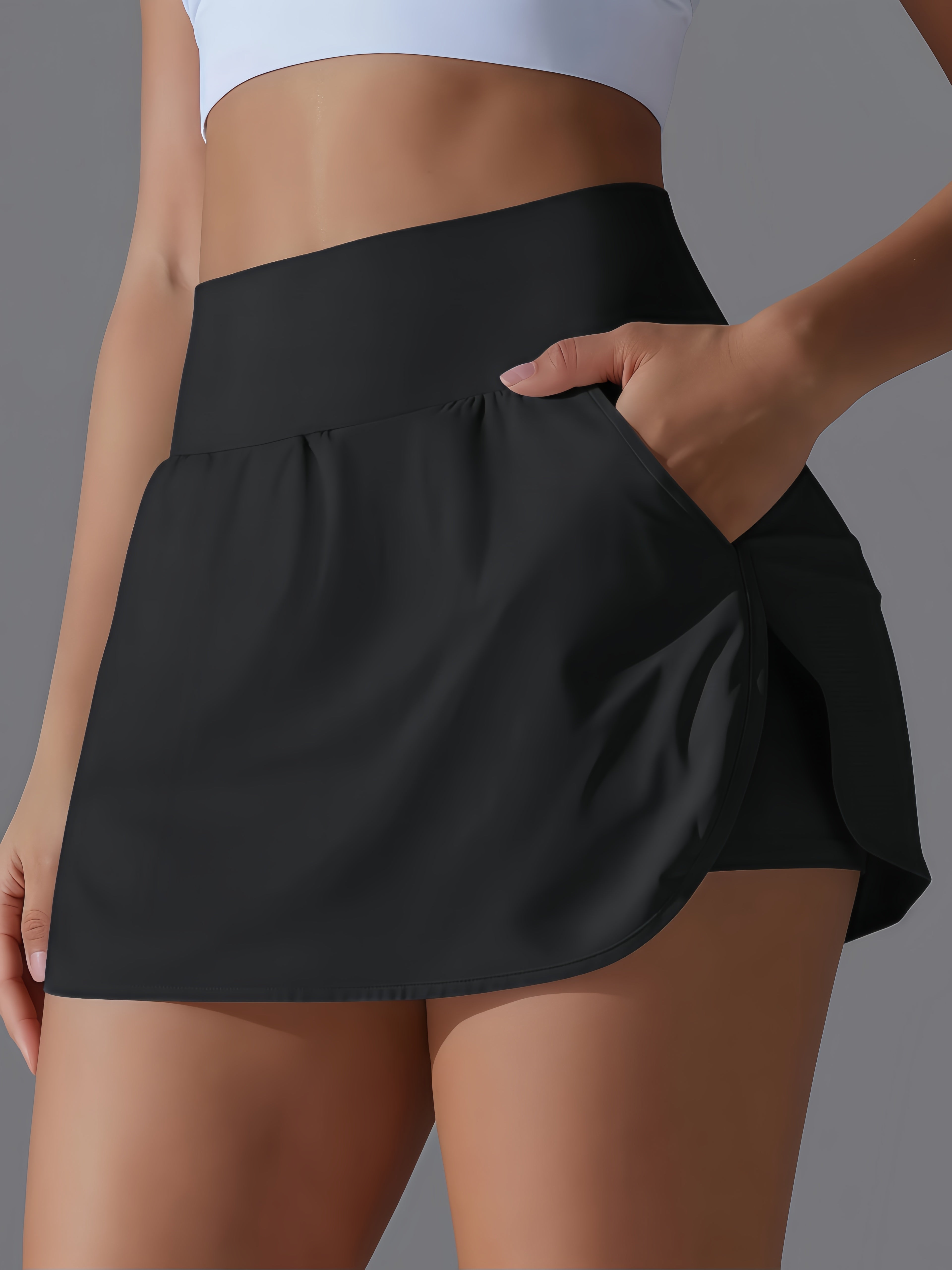 Cooling Quick-Dry High-Waisted Tennis Skort
