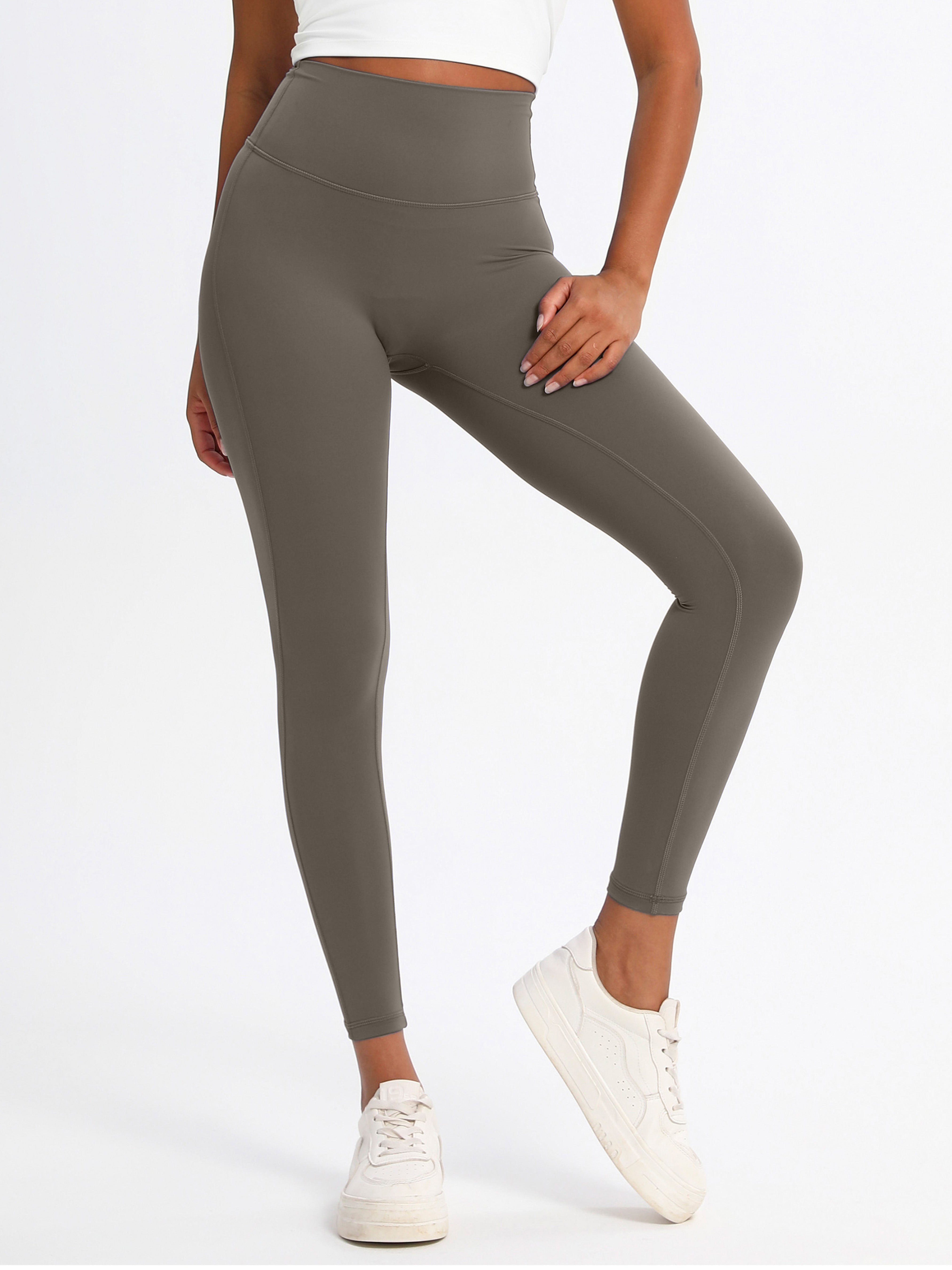 iVery High-Elasticity Nylon Yoga Pants with Waist Lifting