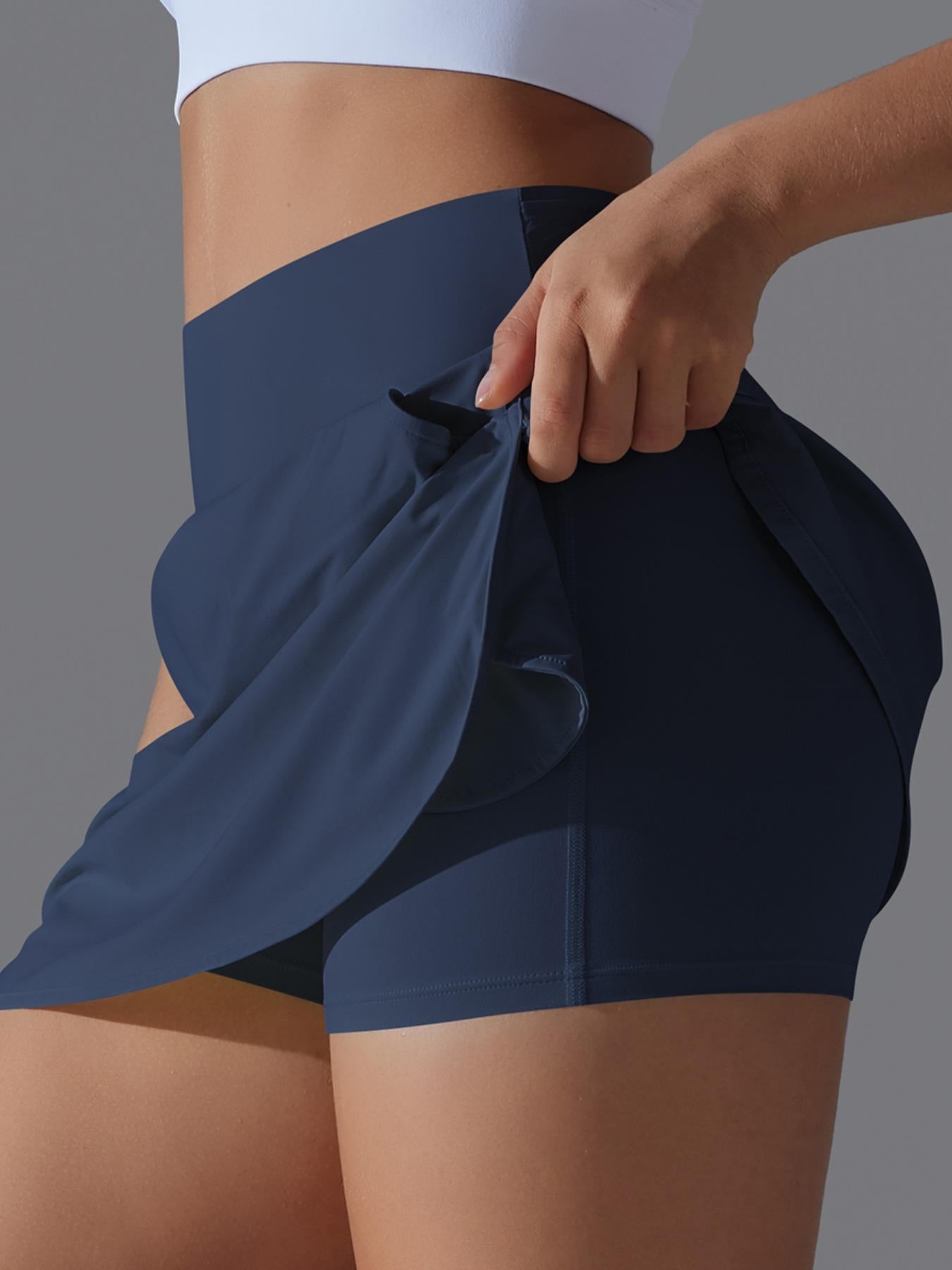 Cooling Quick-Dry High-Waisted Tennis Skort