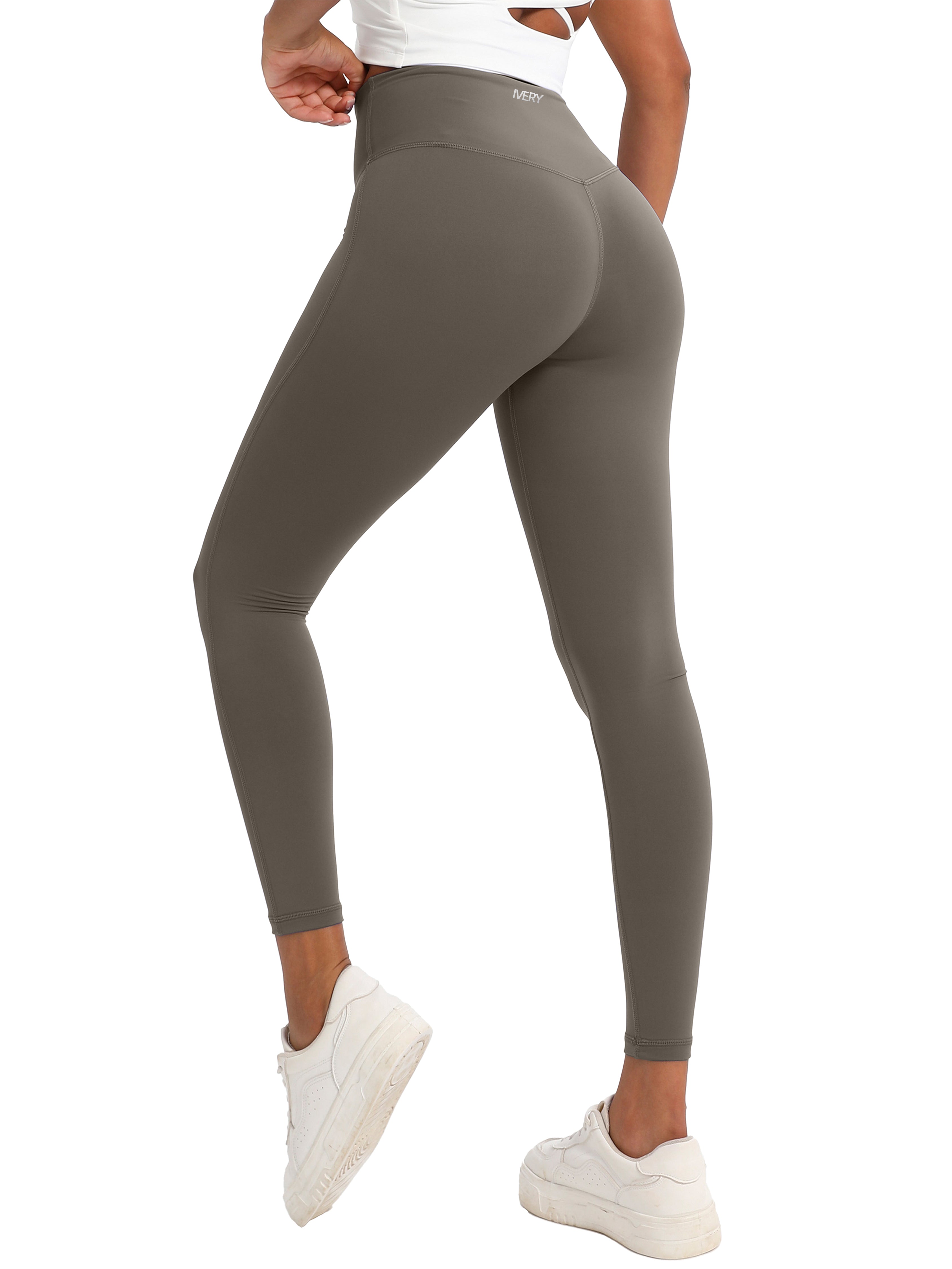 iVery High-Elasticity Nylon Yoga Pants with Waist Lifting