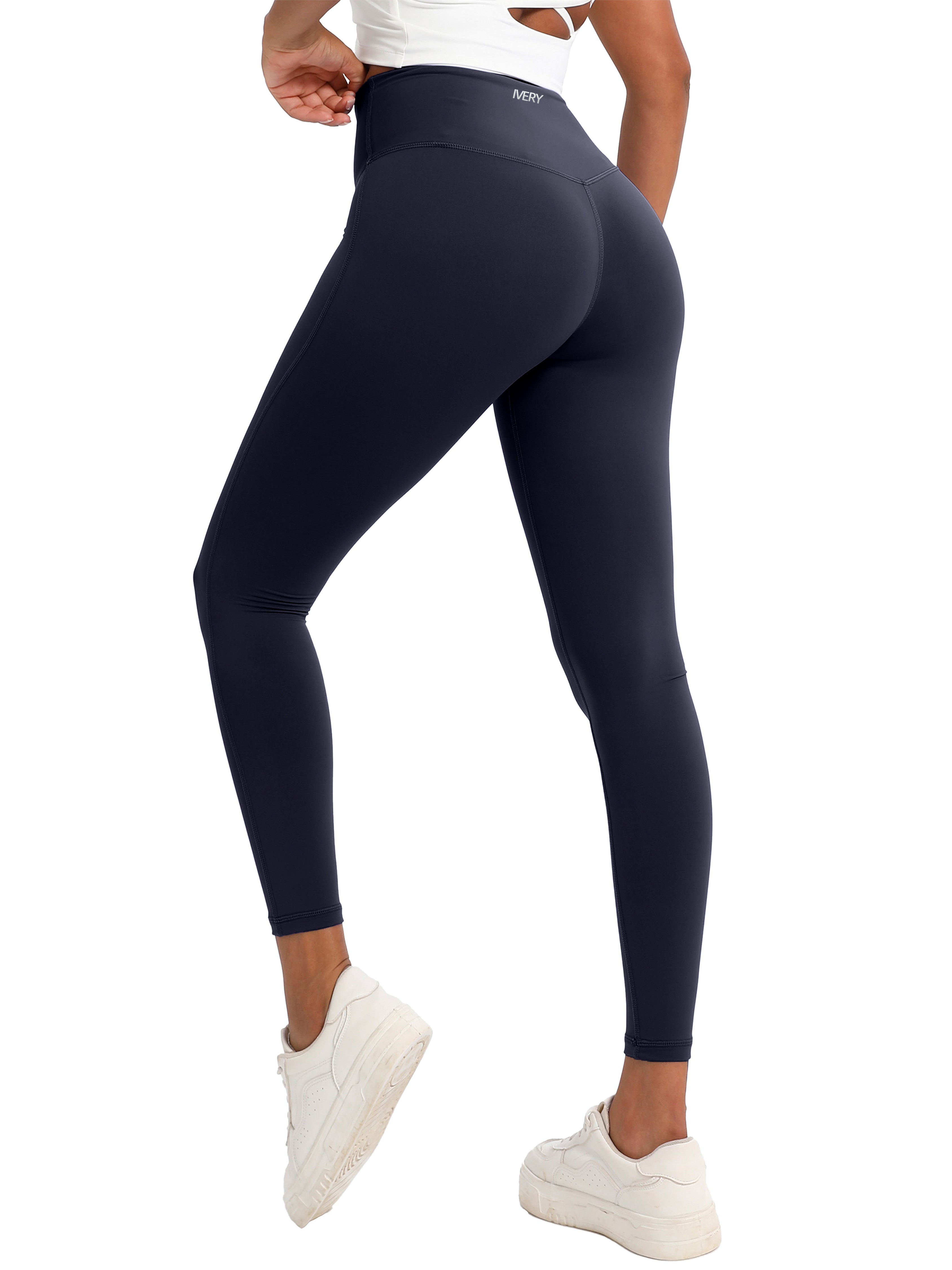iVery High-Elasticity Nylon Yoga Pants with Waist Lifting