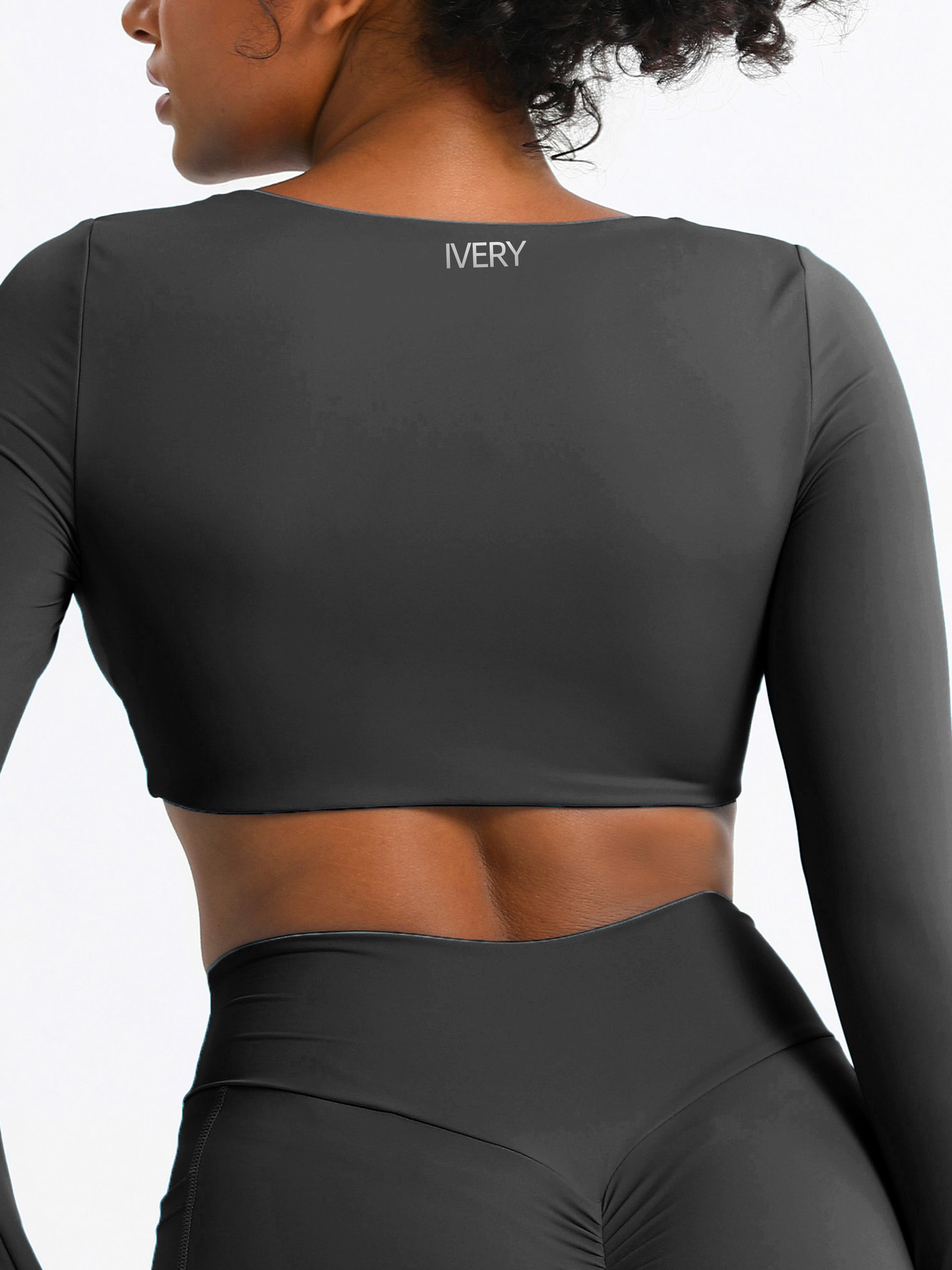 iVery High-Waisted Scrunch Butt Yoga Shorts