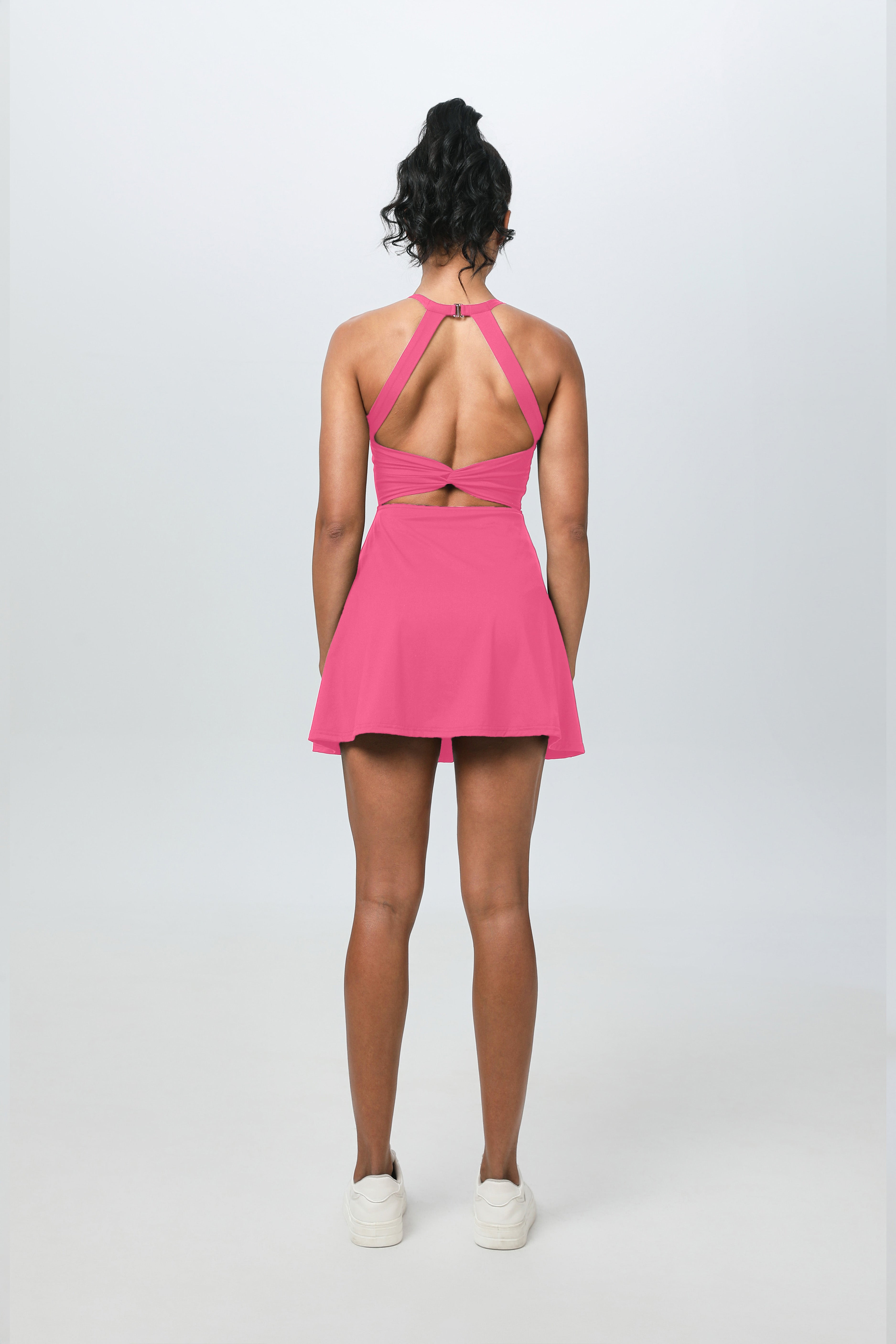 iVery Cross-Back Tennis Dress with Built-in Shorts