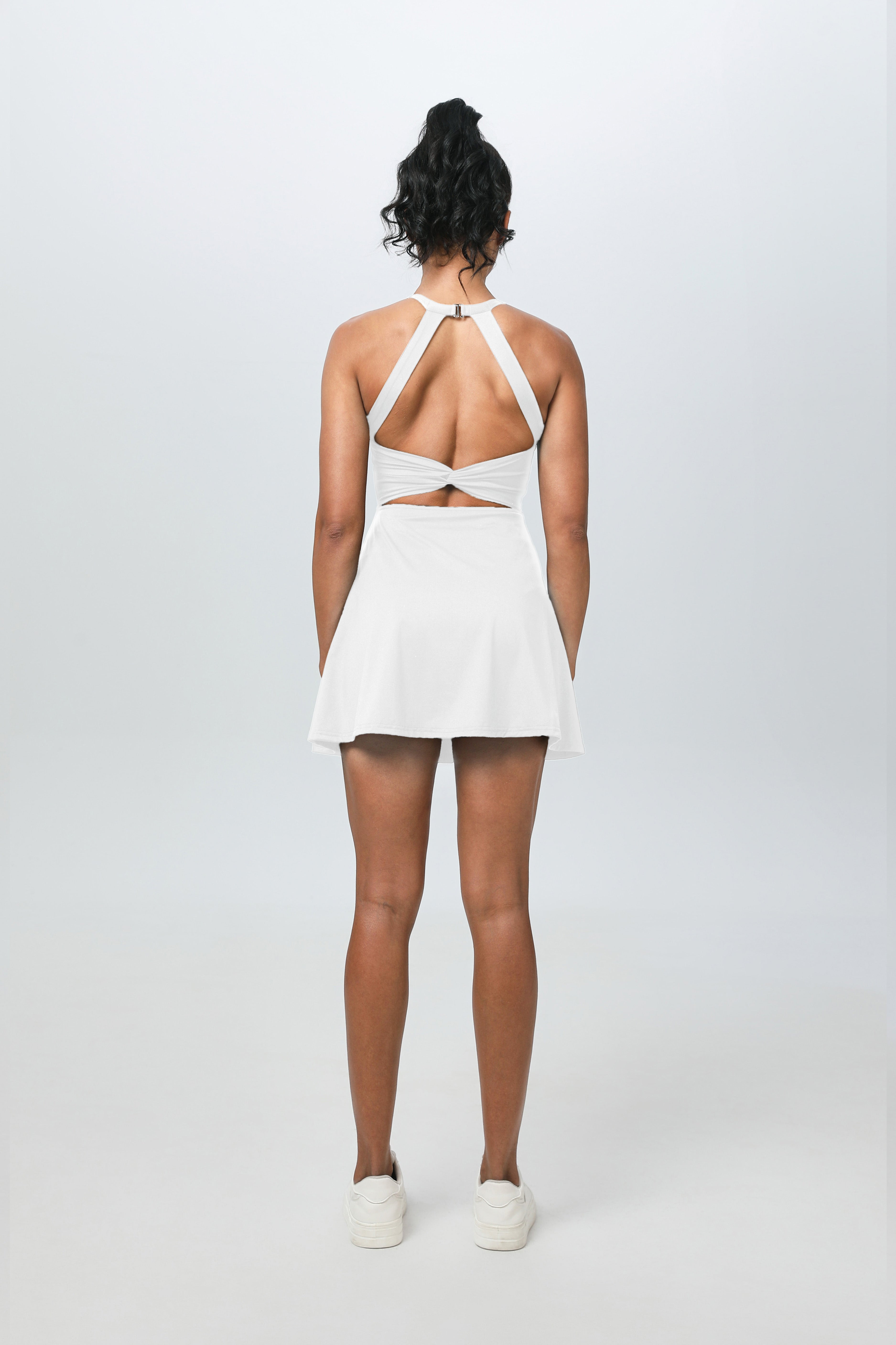 iVery Cross-Back Tennis Dress with Built-in Shorts