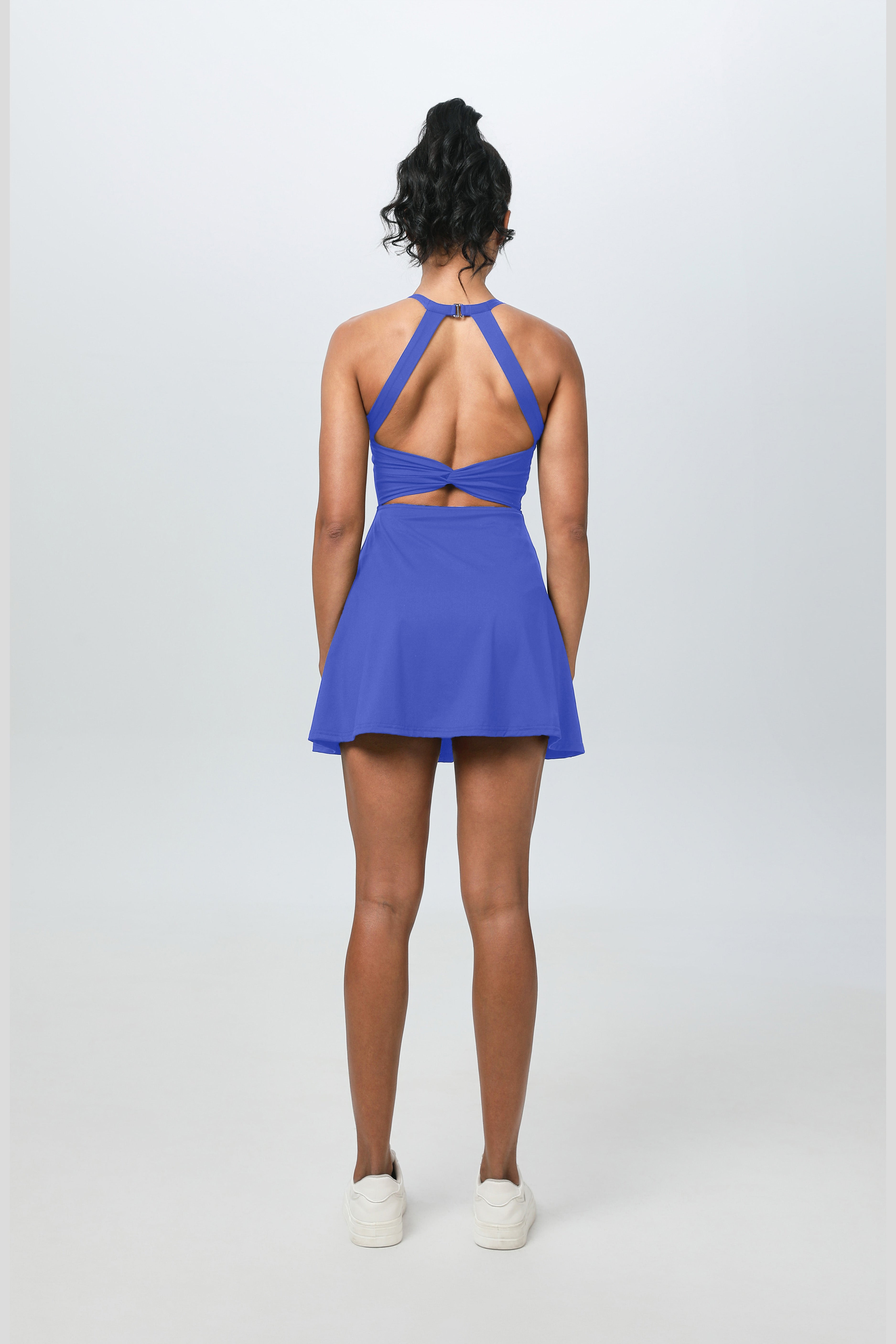 iVery Cross-Back Tennis Dress with Built-in Shorts