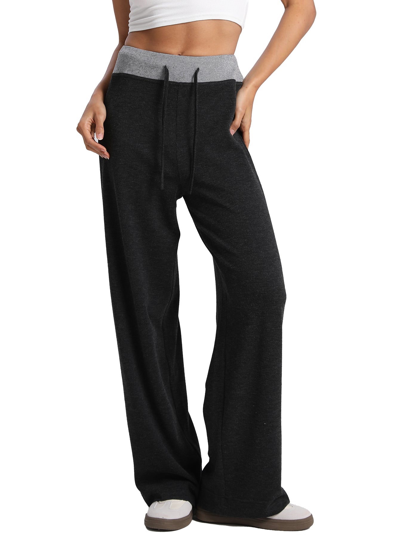 iVery High-Waisted Colorblock Lounge Joggers